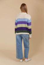 Pallas Stripe Jumper - Violet