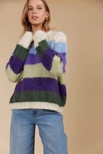 Pallas Stripe Jumper - Violet