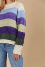 Pallas Stripe Jumper - Violet