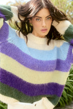 Pallas Stripe Jumper - Violet
