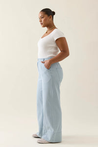 Sofie Denim Pant - Sky