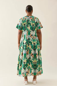 Aurora Pleat Maxi Paisley