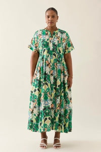 Aurora Pleat Maxi Paisley