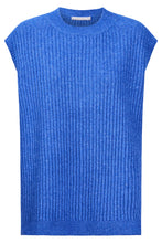 Miru Crew Knit Vest - Cobolt