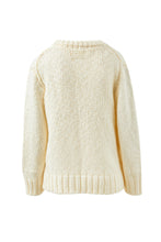 Sage Chunky Knit Crew Marshmallow