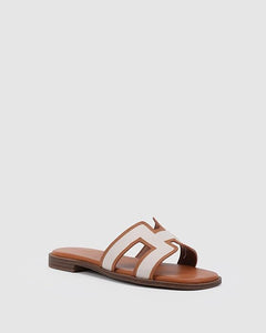 Atlanta sandal tan and cream