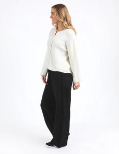 Murphy Knit Cardi - Vintage White