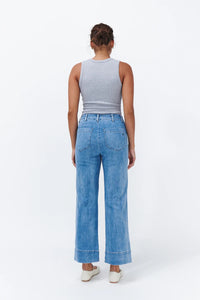 Celeste Pant - 70's blue