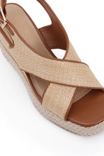 Zerina wedge tan