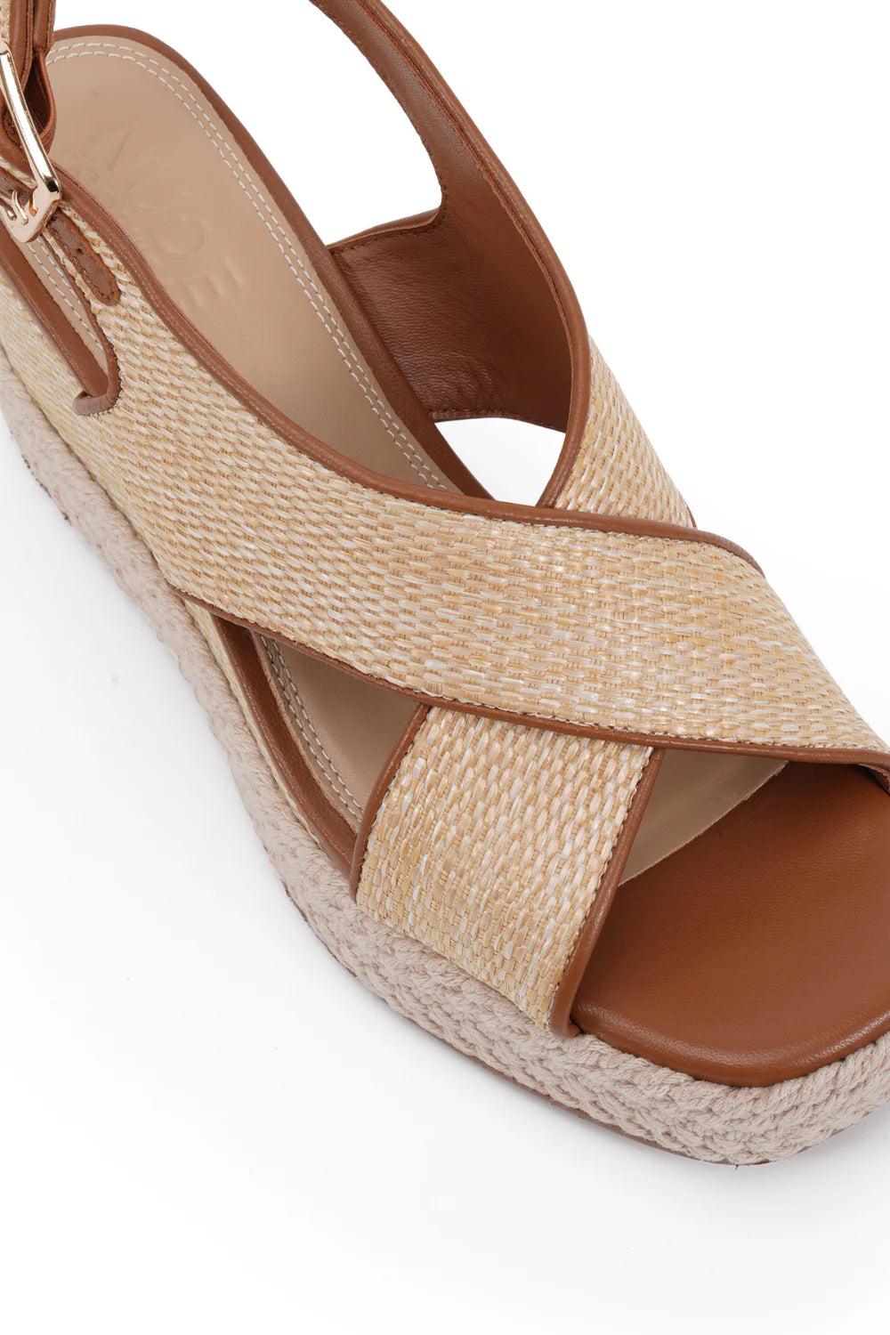 Zerina wedge tan