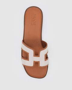 Atlanta sandal tan and cream