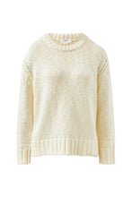Sage Chunky Knit Crew Marshmallow