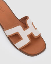 Atlanta sandal tan and cream