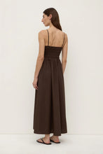 Aubrey rouched dress ganache