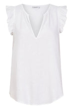 Florence Frill Tank - Bianco