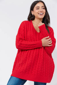 Cadiz Jumper - Chili