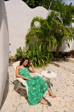 Haiti Tank Maxi Dress - Palms