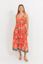 Cabana Tie Dress - Brasil Coral