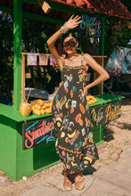 Cabana Tank Maxi Dress - Brasil Black