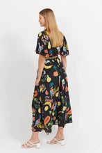 Cabana V Neck Maxi Dress - Brasil Black