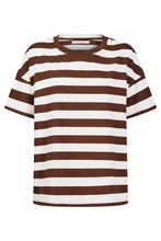 Columbus Stripe Tshirt - Brown