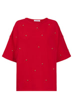 Boston Studded Sweat Tshirt - Red