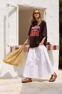 Liv Oversized Tee Sunset Palms