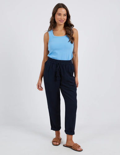 Clem Relaxed Pant Dark Sappire
