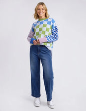 Checkerboard Knit -Multi Colour