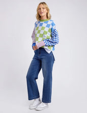 Checkerboard Knit -Multi Colour