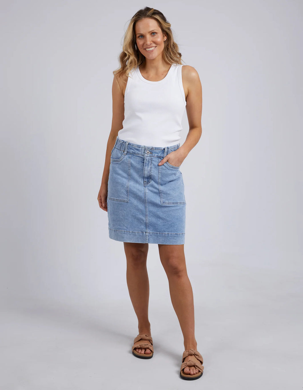 Atlas Denim Skirt