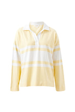 Shelby Slouchy Rugby Top - Butter/White