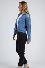 Clover Knit Cardi - Coronet Blue