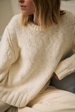 Sage Chunky Knit Crew Marshmallow