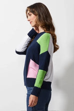 Intarsia Trim Jumper