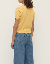 Semra Cotton Cashmere Short Sleeve Cardigan - Sol