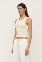 Lulu cropped tank - butter