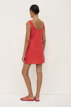 Selma Linen Mini Dress - Chilli