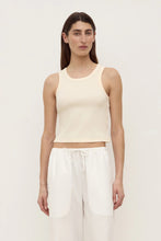 Lulu cropped tank - butter