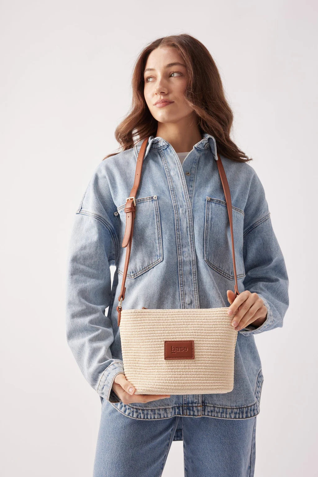 panier crossbody base- tan