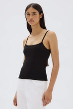 Baylee Rib Tank - Black
