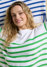 Bobbie Top - Green Stripe