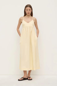 Bronte Poplin Midi Dress - Sorbet
