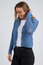 Clover Knit Cardi - Coronet Blue