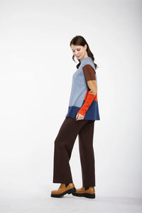 Colour Block Jumper Jean Combo