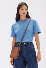 Clara Crossbody Leather Bag - Tan