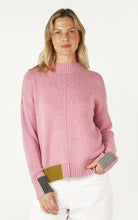 Colour Block Trim Jumper - Parfait
