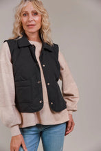 Argo Crop Vest -Black