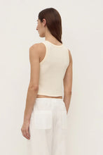 Lulu cropped tank - butter