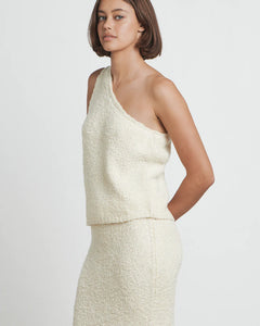 The Knitted  One Shoulder Top